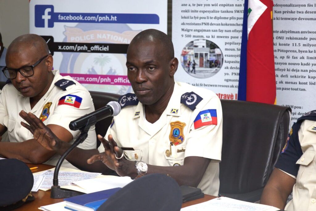 Sécurité : le Directeur Général de la PNH, André Paraison, promet une reconquête progressive du territoire face aux groupes armés