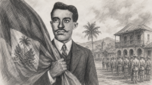 30 août 1915 : Charlemagne Péralte refuse de remettre le drapeau haïtien et ses armes aux Marines américains
